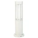 Luminaire en forme de borne TYPE NO 0507 cylindrique E27 44, blanche