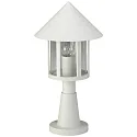 Luminaire en forme de borne TYPE NO 0539 rond E27 44, blanche gradable
