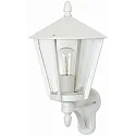 Luminaire mural d'extérieur TYPE NO 1814 haut, angulaire E27 44, blanc mat gradable