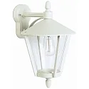 Luminaire mural d'extérieur TYPE NO 1816 Bas, angulaire E27 44, blanc mat gradable
