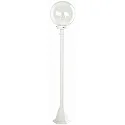 Luminaire d'allées TYPE NO 2003 rond E27 44, blanche gradable