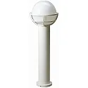 Borne d'éclairage TYPE NO 2030 rond E27 44, blanche gradable