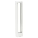 LED Bollard light Type No. 2242, IP54, flat light distributor, 90cm, 10W 3000K 480lm, cast alu / opal, dimmable, white