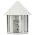 Luminaire mural d'extérieur TYPE NO 3222 semi-circulaire E27 44, blanc mat gradable
