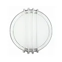 Applique et plafonnier TYPE NO 6047 rond E27 44, blanc mat gradable
