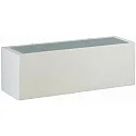 LED Outdoor Wall luminaire Type No. 6368, 2-sided, square, IP44, width 30cm, 2x 7.8W 3000K 580lm, cast alu, dimmable, white