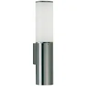 Luminaire mural d'extérieur TYPE NO 0214 cylindrique E27 44, acier inoxydable gradable