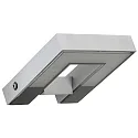 Luminaire mural d'extérieur TYPE NO 0219 angulaire, pivotant 54, argent mat gradable