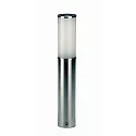 Luminaire en forme de borne TYPE NO 0506 rond E27 44, acier inoxydable