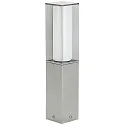 Luminaire en forme de borne TYPE NO 0535 angulaire E27 44, acier inoxydable