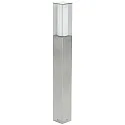Borne d'éclairage TYPE NO 2035 angulaire E27 44, acier inoxydable mat