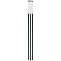 Borne d'éclairage TYPE NO 2044 rond E27 44, acier inoxydable