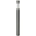 Borne d'éclairage TYPE NO 2068 cylindrique E27 44, acier inoxydable mat