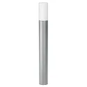 Luminaire borne TYPE NO 2277 cylindrique, dimmable IP54, argent mat gradable