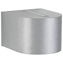 LED Outdoor Wall spot Type No. 2339 - 2-sided, tight/wide, round, IP44, 230V AC/DC, 6W 3000K 660lm, silver