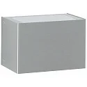 Luminaire mural d'extérieur TYPE NO 6164 haut bas, petit, angulaire G9 44, acier inoxydable mat gradable