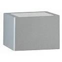 Luminaire mural d'extérieur TYPE NO 6167 haut bas, angulaire G9 44, argent mat gradable