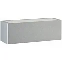 Luminaire mural d'extérieur TYPE NO 6368 haut bas, langue 44, argent mat 