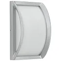Outdoor LED Wall and Ceiling luminaire Type No. 6389, 18.5 x 28.5cm, IP44, 10W 3000K 900lm, cast alu, dimmable, white