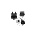 Adaptateur DRIVER SOCKET FOR ARD-040645 / EU-PLUG amovible, sans chargeur, noir