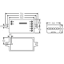 Dimmer de Bluetooth CASAMBI DEBTPRO14-144 PWM4 version pour montage encastré, constante de tension, 4 canaux, Tunable White