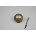 remote control CASAMBI LEPUK EVOLUTION round, with sensor, 4 channel, with accumulator, with lighting, gold, oak natural