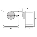 CASAMBI motion sensor CASAMBI MOTION PAUL battery-powered, magnetic mounting, white