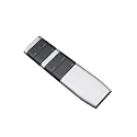 Télécommande CASAMBI RC8EBT ENOCEAN 8 fois, programmable, amovible, argent