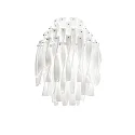 Wall luminaire AP AURA, E27, IP20, Murano glass, white