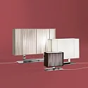 Axolight Lampe de table LT CLAVIUS XP E14 IP20, chrome, le tabac gradable