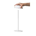 Axolight Lampe de table à accu LT LED FLOAT avec connexion USB, dimmable IP55, blanche gradable