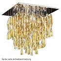 Luminaire de plafond PL AURA PX E27 IP20, chrome, blanche gradable