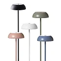 Axolight Lampadaire à accu PL LED FLOAT avec connexion USB, dimmable IP55, bleu, blanche gradable