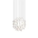 Luminaire à suspension SP AURA 60 E27 IP20, chrome, blanche gradable