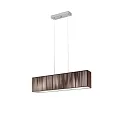 Luminaire à suspension SP CLAVIUS E27 IP20, chrome, le tabac gradable