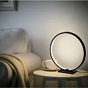 Lampe de table commutable IP20 blanche