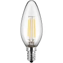 Ampoule à filament forme bougie C35 commutable E14 4,5W 470lm 2700K 300° CRI > 80 