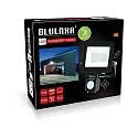 HWH floodlight swivelling, with sensor IP44, black 