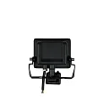 HWH Projecteur pivotant, avec capteur IP44, noir 
