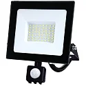 HWH Projecteur pivotant, avec capteur IP44, noir 