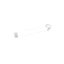 HWH Luminaire pour locaux humides HUMILED SLIM FIX avec capteur IP65, blanche 