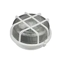 Luminaire pour locaux humides BASIS rond E27 IP44, blanche