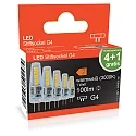 HWH Lampe à culot lot de 5 G4 1W 100lm 3000K 300° 