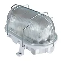 Luminaire pour locaux humides BASIS ovale E27 IP44, blanche