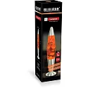 HWH Lampe LED Lava IP20, orange, argent, blanche 