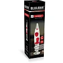 HWH Lampe LED Lava IP20, dégager, rouge, argent 