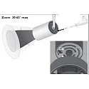 BRUCK spot STAR SPOT 30-65° AC C 1 flame, swivelling, rotatable IP20, white dimmable