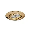 Downlight rond, pivotant GX5,3 IP20, gradable