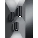 Brumberg outdoor wall luminaire YLIP up / down, switchable LED IP65, black 
