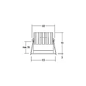 Brumberg Downlight ALTERO rond IP44, chrome, blanche 